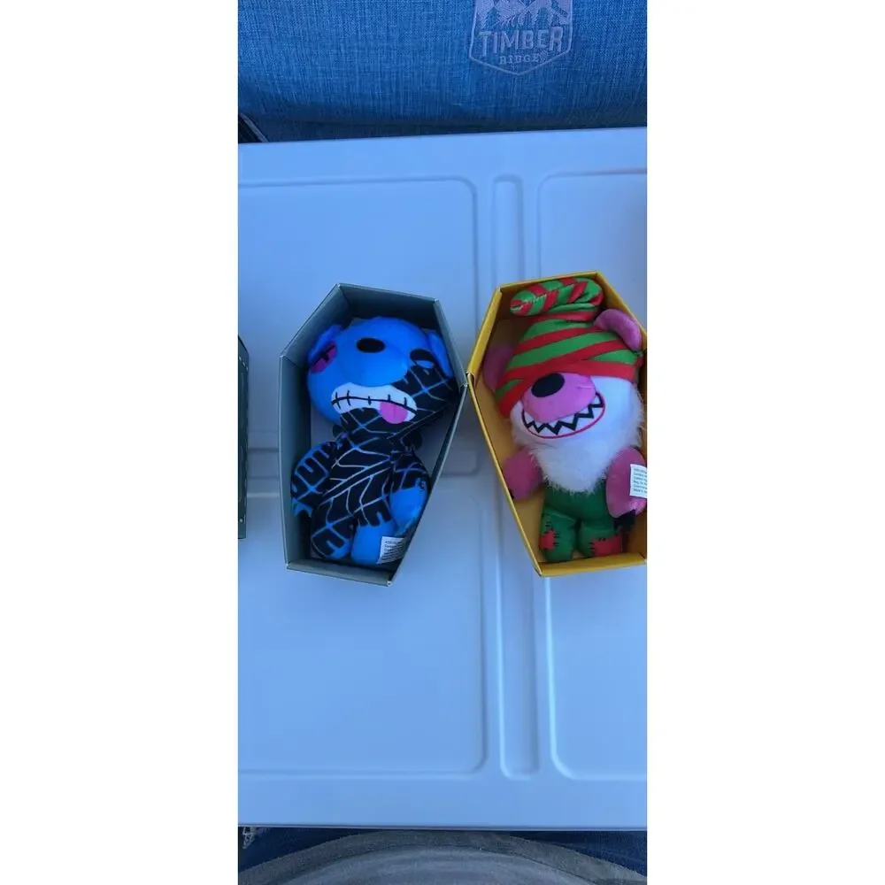 Deddy Bears Collectible Plush Toy Set in Coffin Boxes
